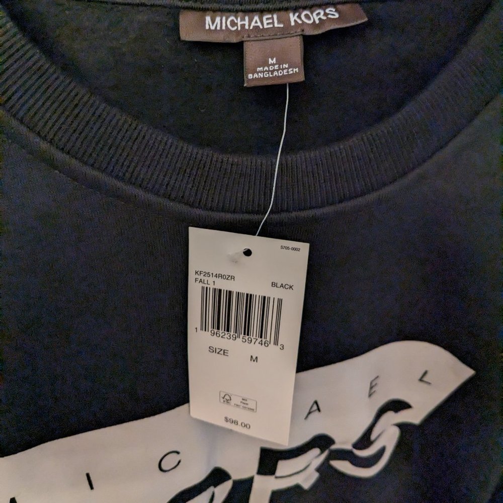 Michael Kors Men's Sweatshirt Black, Size Medium - Picture 5 of 9